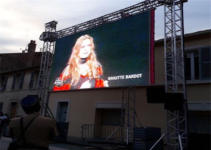 Commercial P4.81 LED Screen 3840Hz Outdoor Video Display Screens Low Power Consumption