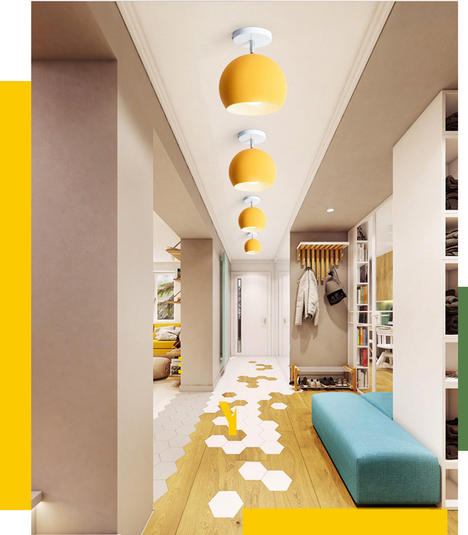 Nordic modern minimalist Ceiling Lights creative Led pink ceiling light(WH-MA-166)