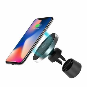 Wholesale Magnetic Suction 10W Car Mount Qi Wireless Charger For Iphone 12 from china suppliers