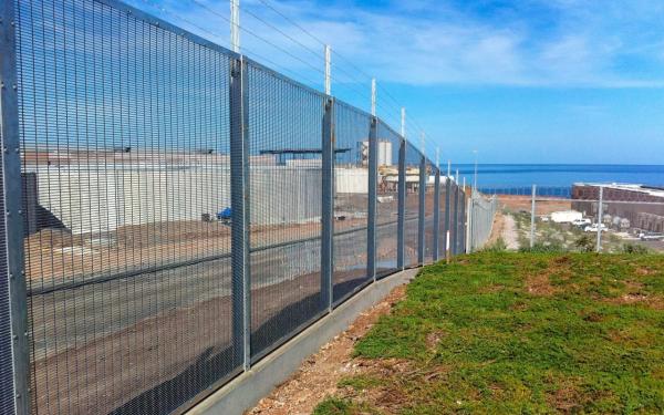358 Square Post Anti Climb Security Fencing For Baku European Sports Games