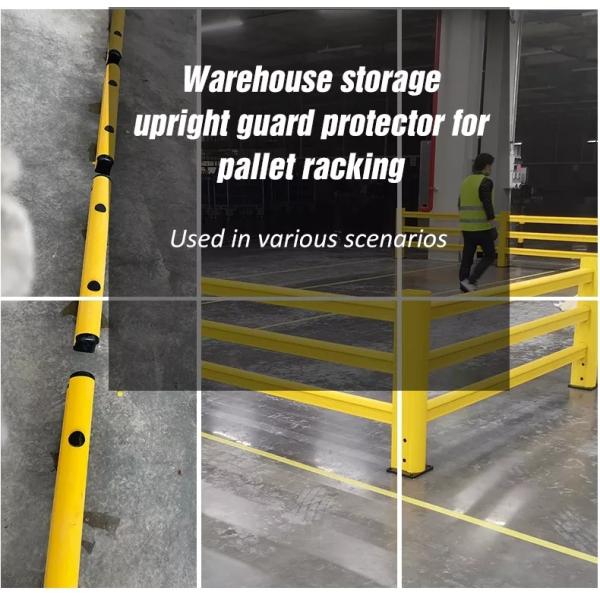 Workshop Collision Barrier Straight Barrier Column Protectors For Outdoor Road Safety