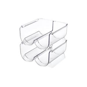 Wholesale Ultra Modern Wine Odm Storage Holder Rack Crystal Clear For 2 Bottle from china suppliers