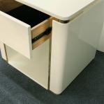 Marble Modern Industrial Bedside Table