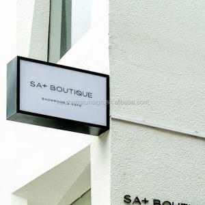 Wholesale Factory Price Stainless Steel Advertising Light Box Outdoor Double Sides Led Light Box from china suppliers