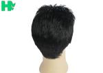 Normal Lace Men Hair Wig 14" , Black Natural Looking Wigs For Men