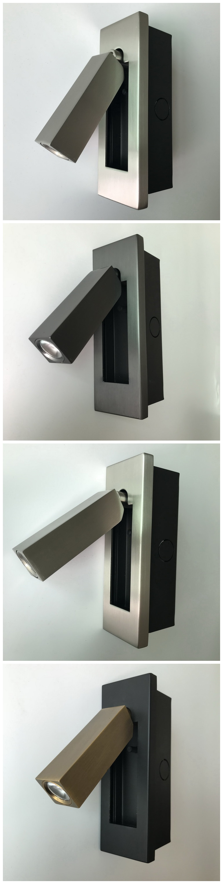 Surface square bar 30degree bedside wall lihgt headboard reading light LED reading light for bedside
