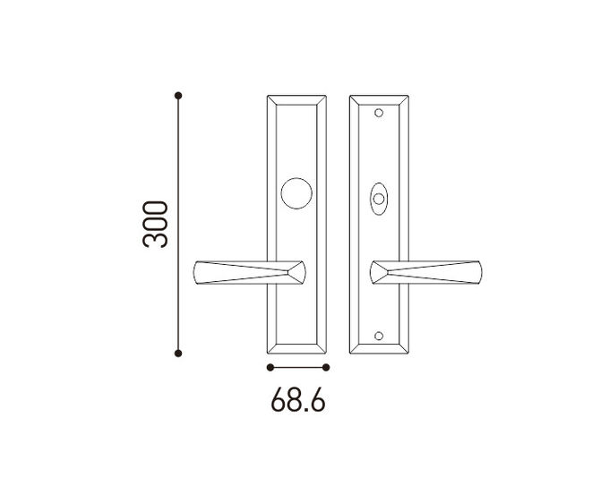 Amertop brass Single Cylinder Front Door Handleset Featuring SmartKey Security in coffee