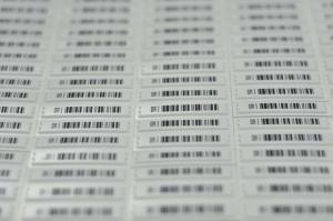 Wholesale DR AM EAS RF Label For Anti Theft , Low Density Polyester Polyethylene 0.12mm from china suppliers