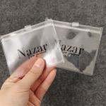 Visibility PVC Jewelry Bag Transparent With Zipper Closure