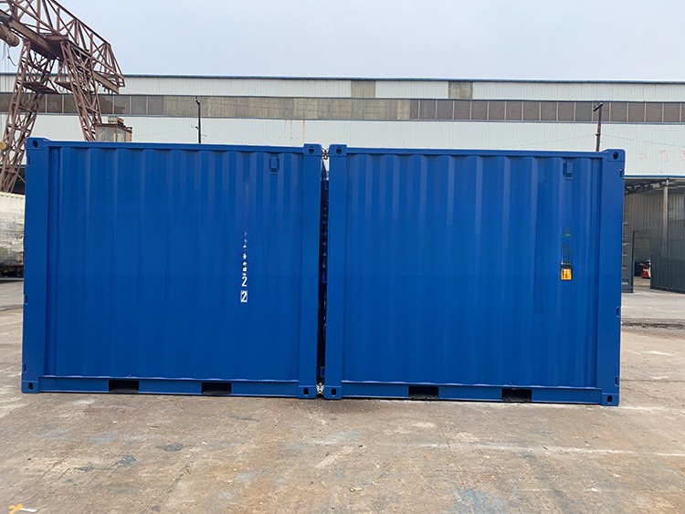 10ft 10 feet 10 foot Stainless CSC Plate Dry Storage Shipping Container Easy Open Personal Door 14.9CBM Capacity