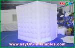 Advertising Booth Displays Durable Inflatable Photo Tent One Side Door For