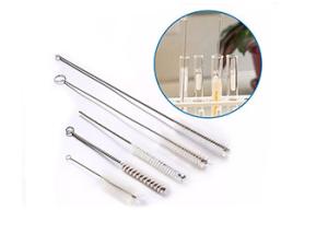Wholesale Healthy Baby Straw Thin Bottle Cleaning Brushes 304 Stainless Steel Wire Handle from china suppliers