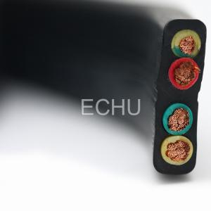 Wholesale Flat Flexible Traveling Cable for Crane or Conveyor in Black Jacket from china suppliers