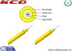 3.0mm Indoor Outdoor Fiber Optic Cable Single Mode Simplex PVC Cover