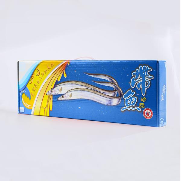 Corrugated Seafood Shipping Boxes , Fresh Seafood Box Customized Shape