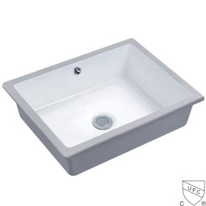 Wholesale Rectangle Undermount Vanity Lavatory Bathroom Wash Basin Counter Sink from china suppliers