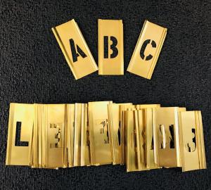 Wholesale Adjustable Brass Interlocking Stencils For Letters And Figures from china suppliers