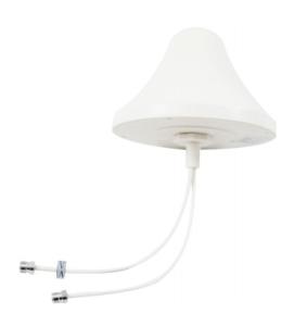 Wholesale Indoor H / V Omni Directional Ceiling Antenna 2-4dbi Gain 698-2700mhz 2xN Female Connector from china suppliers