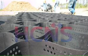 Wholesale Plastic HDPE Honeycomb Geogrid Driveway Gravel Slope Reinforcement For Road from china suppliers