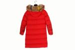 Fashion Casual Children's Winter Clothes red Girls Long Puffer Jacket