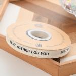 13mm Logo Cotton Ribbon Literary Fresh Flower Bouquet Cake Decoration Gift Box