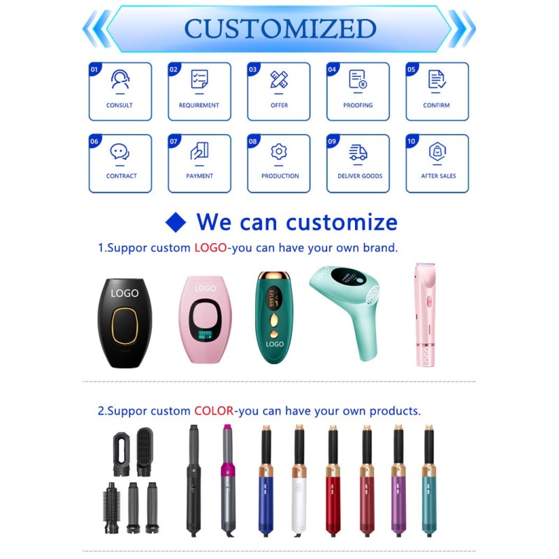 Multi Styler Ionic Electric Hair Dryer Diffuser Flex Style Air Styling Drying System Hair Dryer Brush Auto-Wrap Curlers Hotel