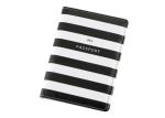 Printing PU Leather Travel Passport Holder Rectangle Slim Cover Wallet