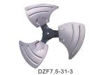 DZF Series High Air Volume Industrial Axial Fan Blade, Metal Fan Impeller