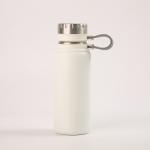 500/700/1000ml Stainless Steel Water Bottle 1 Litre Silicone Strap Portable