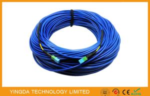 Wholesale 12 Fiber MTP Steel Armored Fiber Optical MTP MPO Cable Round , MTP Patch Cord from china suppliers