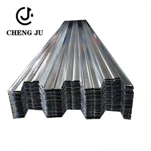 China Corrugated Floor Decking Sheet Durable Stainless Steel Metal Building Material on sale