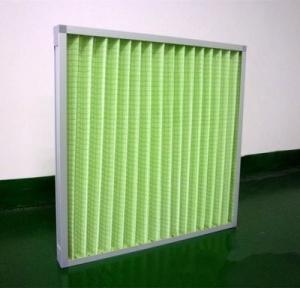 Wholesale Primary Efficiency Pleated Panel Air Filter , Paper Frame Pre Air Filter from china suppliers