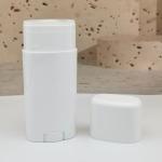15ml 40ml 50ml 75ml PP Oval Portable Empty Container For Body Lip Balm