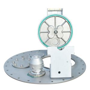 China 16inch 20inch Stainless Steel Chemical Tanker Fuel Tank Truck Manhole Cover Manway with Sealing and 65kpa Nominal Pressure on sale