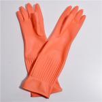 Soft Long Sleeve Dishwashing Gloves Oil Proof Excellent Protective Properties