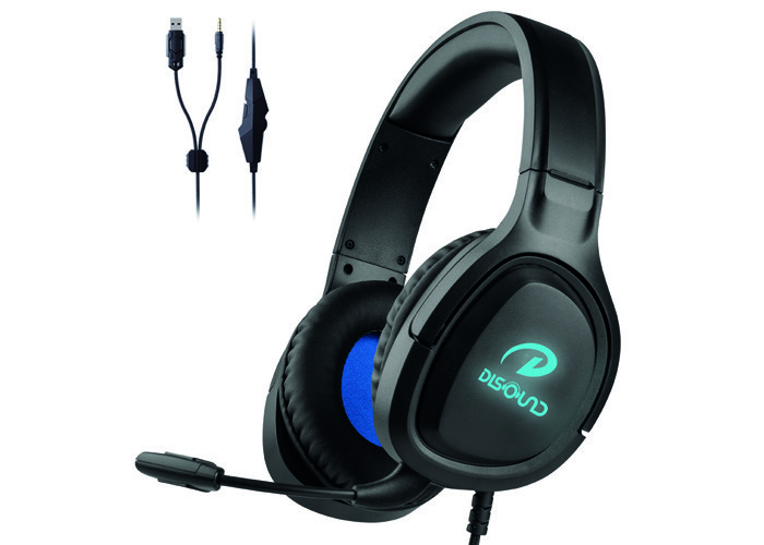USB 3.5Plug Illumination Gaming Headset ABS POK For PS4 PS5