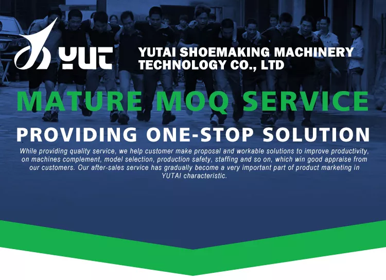 YT-2005DA Fully automatic Sandals shoe sole pressing machine bottom attaching machine double heads working