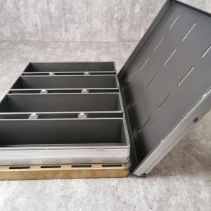 Wholesale Non Stick 590*393*83mm 4 Strapped Aluminum Case Loaf Baking Tray from china suppliers