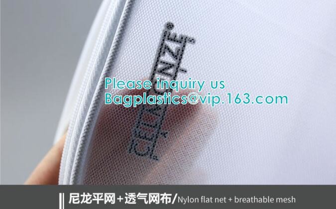 Mesh & PU leather cosmetic bag for promotion beautiful packing,polyester plain mesh makeup cosmetic bag eco friendly pac