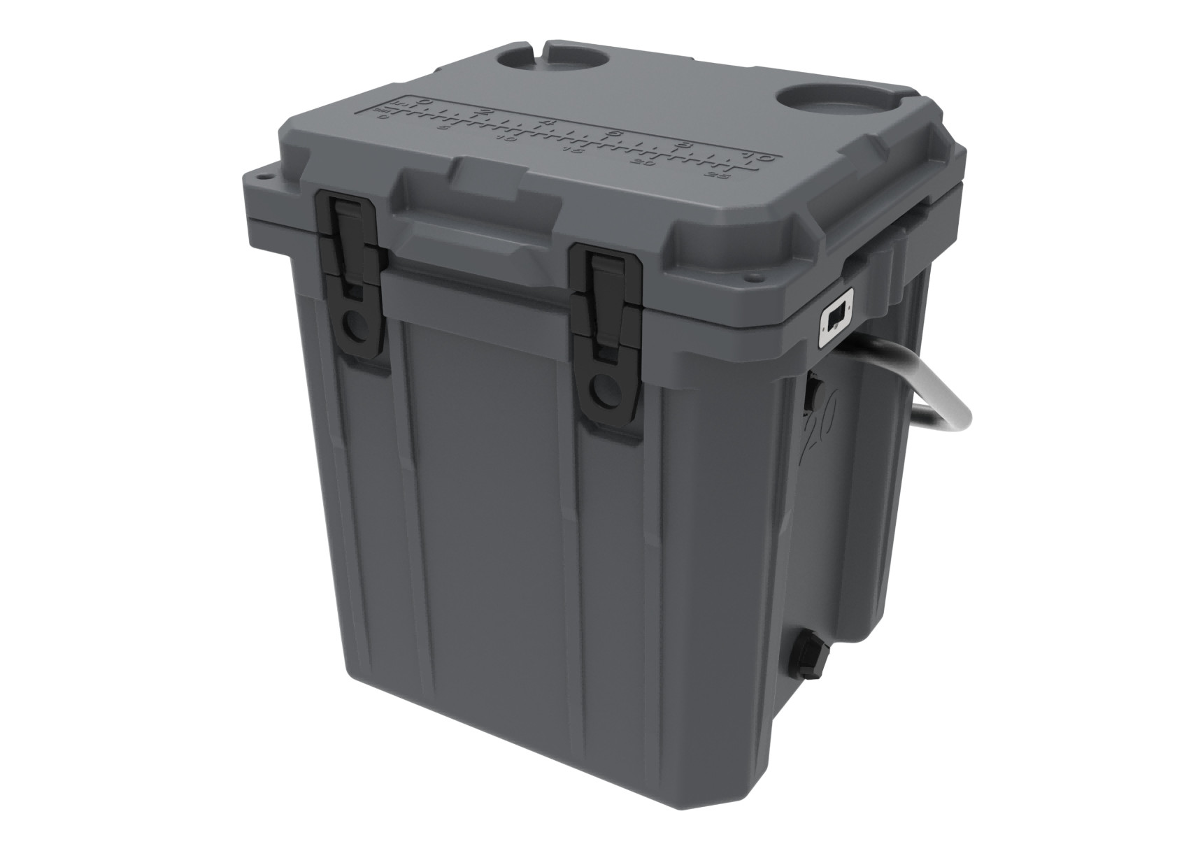 U3+ 20QT LLDPE Rugged Cooler Box Ice Bucket Lockable With Handles