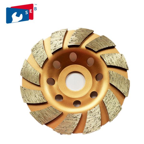 125mm Turbo Diamond Masonry Grinding Cup Wheel with Alloy Bond for General