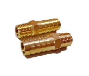 Wholesale Brass Hose Barb Adapter 1/2 Inch Barb x 1/4 Inch NPT Male Pipe Male Threaded End from china suppliers