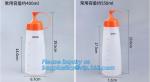 Food grade LDPE soft squeeze chili hot tomato sauce ketchup plastic bottles,16oz