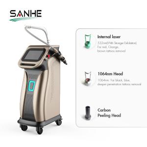 Wholesale 1064 Q Switched Nd Yag Laser Picosecond OEM/ODM 2 Wavelengths Laser Machine Remove Tattoo nanosecond laser machine from china suppliers