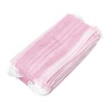 Soft Texture Pink Disposable Surgical Mask Chemist General Size 17.5 * 9.5cm