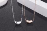 925 Sterling Silver Jewelry Women's Bead Pendant Chain Necklace