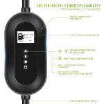 7KW 1-Phase EV Car Charger 32A Home Wallbox Electric Car Charging Station J1772