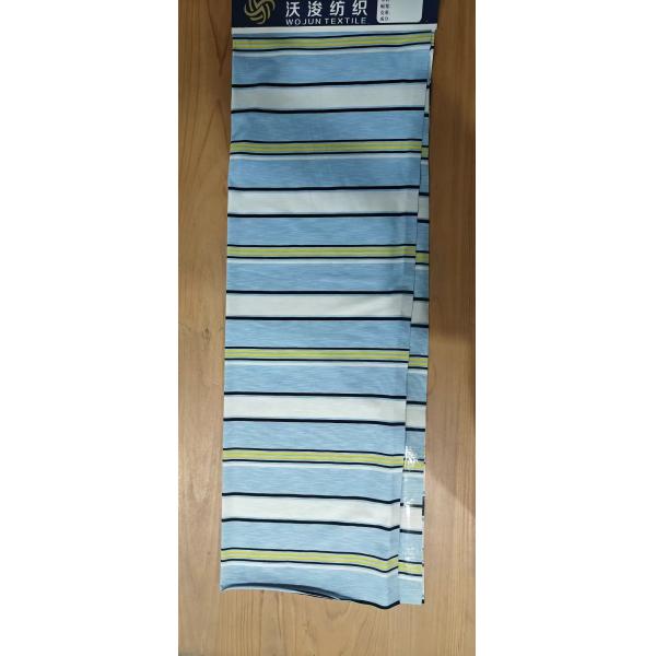 Easy To Care And Comfortable Durble Breathable Striped Material Fabric Low Shrinkage