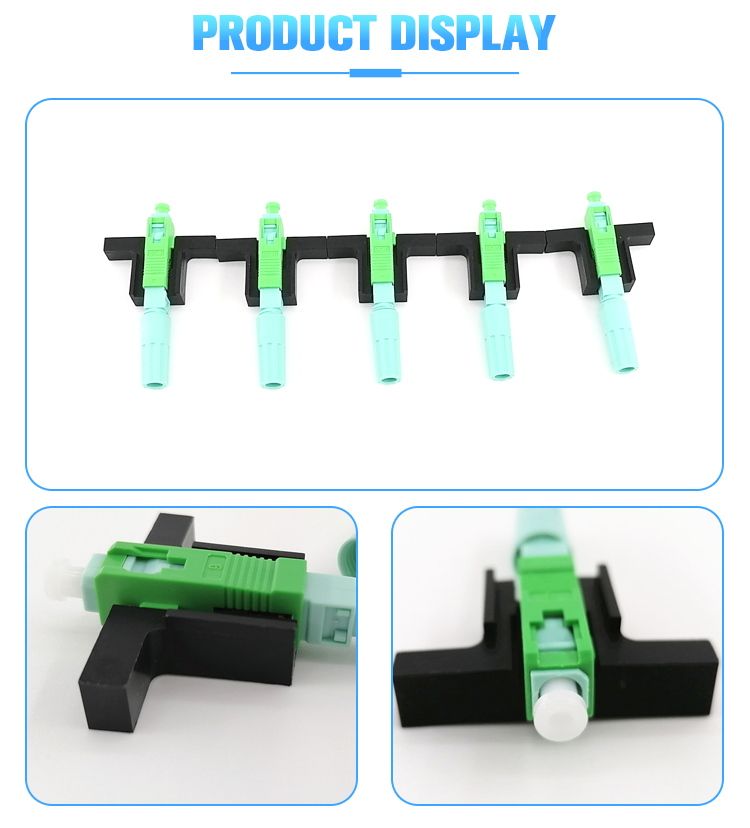 Factory Price SC/APC Quick Connector Fiber Optic Connector