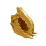 Yellow / Black Excavator Thumb Bucket For Gripping Capacity 3-100 Tons